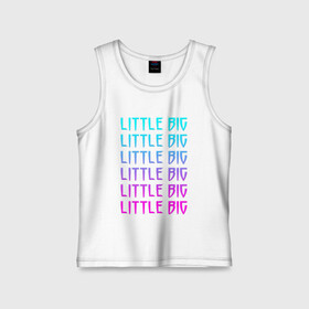 Детская майка хлопок с принтом LITTLE BIG | ЛИТЛ БИГ (Z) в Новосибирске,  |  | gokk | little | little big | uno | евровидение 2020 | ильич | илья | литл биг | литлбиг | литтл биг | маленький большой | панк поп рэйв | прусикин | рейв | рэп | таюрская | уно