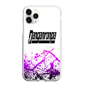 Чехол для iPhone 11 Pro матовый с принтом Danganronpa в Новосибирске, Силикон |  | ahegao | danganronpa | monokuma | senpai | аниме | монокума | надпись | прикольные картинки | прикольные надписи | сердце | я люблю аниме