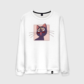 Мужской свитшот хлопок с принтом Luna, Sailor Moon в Новосибирске, 100% хлопок |  | 90s | cat | cute | kawaii | kitty | luna | sailor moon | usagi tsukino | аниме | каваии | кавай | кот | котики | луна | манга | марс | меркурий | милота | сейлор | сейлор мун | усаги цукино