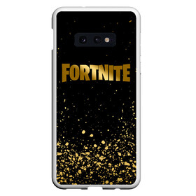 Чехол для Samsung S10E с принтом FORTNITE GOLDEN в Новосибирске, Силикон | Область печати: задняя сторона чехла, без боковых панелей | Тематика изображения на принте: deadmau5 | fortnite | fortnite 2 | fortnite x маршмелло | ikonik | marshmello | ninja | ninja streamer | raven | travis scott | ворон | иконик | ниндзя | пили | рейвен | трэвис скотт | фортнайт