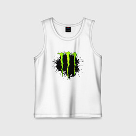 Детская майка хлопок с принтом MONSTER ENERGY в Новосибирске,  |  | black monster | bmx | claw | cybersport | energy | monster | monster energy | moto | motocross | race | sport | киберспорт | когти | монстер энерджи | монстр | мото | мотокросс | ралли | скейтбординг | спорт | т | энергия