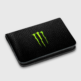 Картхолдер с принтом с принтом MONSTER ENERGY в Новосибирске, натуральная матовая кожа | размер 7,3 х 10 см; кардхолдер имеет 4 кармана для карт; | black monster | bmx | claw | cybersport | energy | monster | monster energy | moto | motocross | race | sport | киберспорт | когти | монстер энерджи | монстр | мото | мотокросс | ралли | скейтбординг | спорт | т | энергия