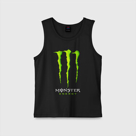 Детская майка хлопок с принтом MONSTER ENERGY в Новосибирске,  |  | black monster | bmx | claw | cybersport | energy | monster | monster energy | moto | motocross | race | sport | киберспорт | когти | монстер энерджи | монстр | мото | мотокросс | ралли | скейтбординг | спорт | т | энергия