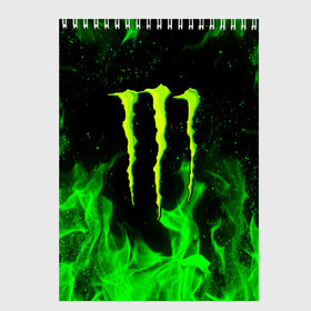 Скетчбук с принтом MONSTER ENERGY в Новосибирске, 100% бумага
 | 48 листов, плотность листов — 100 г/м2, плотность картонной обложки — 250 г/м2. Листы скреплены сверху удобной пружинной спиралью | black monster | bmx | claw | cybersport | energy | monster | monster energy | moto | motocross | race | sport | киберспорт | когти | монстер энерджи | монстр | мото | мотокросс | ралли | скейтбординг | спорт | т | энергия