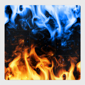Магнитный плакат 3Х3 с принтом БИТВА ОГНЕЙ в Новосибирске, Полимерный материал с магнитным слоем | 9 деталей размером 9*9 см | fire | flame | битва | вода | жар | желтый | искра | искры | костер | красный | лед | огней | огнем | огненные | огненный | огни | огнями | огонек | огонечек | огонечки | огонь | огоньки | оранжевый | пламя | пожар