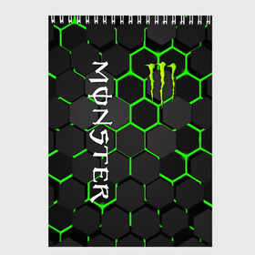 Скетчбук с принтом MONSTER ENERGY в Новосибирске, 100% бумага
 | 48 листов, плотность листов — 100 г/м2, плотность картонной обложки — 250 г/м2. Листы скреплены сверху удобной пружинной спиралью | black monster | bmx | claw | cybersport | energy | monster | monster energy | moto | motocross | race | sport | киберспорт | когти | монстер энерджи | монстр | мото | мотокросс | ралли | скейтбординг | спорт | т | энергия