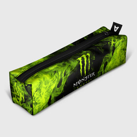 Пенал 3D с принтом MONSTER ENERGY в Новосибирске, 100% полиэстер | плотная ткань, застежка на молнии | black monster | bmx | claw | cybersport | energy | monster | monster energy | moto | motocross | race | sport | киберспорт | когти | монстер энерджи | монстр | мото | мотокросс | ралли | скейтбординг | спорт | т | энергия