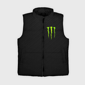 Женский жилет утепленный 3D с принтом MONSTER ENERGY в Новосибирске,  |  | black monster | bmx | claw | cybersport | energy | monster | monster energy | moto | motocross | race | sport | киберспорт | когти | монстер энерджи | монстр | мото | мотокросс | ралли | скейтбординг | спорт | т | энергия