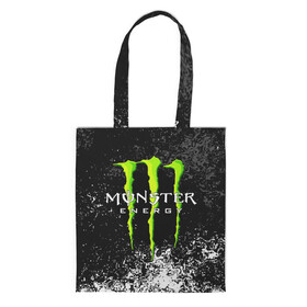 Шоппер 3D с принтом MONSTER ENERGY в Новосибирске, 100% полиэстер | Плотность: 200 г/м2; Размер: 34×35 см; Высота лямок: 30 см | black monster | bmx | claw | cybersport | energy | monster | monster energy | moto | motocross | race | sport | киберспорт | когти | монстер энерджи | монстр | мото | мотокросс | ралли | скейтбординг | спорт | т | энергия