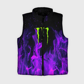 Женский жилет утепленный 3D с принтом MONSTER ENERGY в Новосибирске,  |  | black monster | bmx | claw | cybersport | energy | monster | monster energy | moto | motocross | race | sport | киберспорт | когти | монстер энерджи | монстр | мото | мотокросс | ралли | скейтбординг | спорт | т | энергия