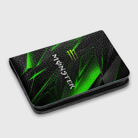 Картхолдер с принтом с принтом MONSTER ENERGY в Новосибирске, натуральная матовая кожа | размер 7,3 х 10 см; кардхолдер имеет 4 кармана для карт; | black monster | bmx | claw | cybersport | energy | monster | monster energy | moto | motocross | race | sport | киберспорт | когти | монстер энерджи | монстр | мото | мотокросс | ралли | скейтбординг | спорт | т | энергия