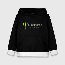 Детская толстовка 3D с принтом MONSTER ENERGY в Новосибирске, 100% полиэстер | двухслойный капюшон со шнурком для регулировки, мягкие манжеты на рукавах и по низу толстовки, спереди карман-кенгуру с мягким внутренним слоем | black monster | bmx | claw | cybersport | energy | monster | monster energy | moto | motocross | race | sport | киберспорт | когти | монстер энерджи | монстр | мото | мотокросс | ралли | скейтбординг | спорт | т | энергия