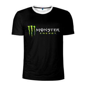 Мужская футболка 3D спортивная с принтом MONSTER ENERGY в Новосибирске, 100% полиэстер с улучшенными характеристиками | приталенный силуэт, круглая горловина, широкие плечи, сужается к линии бедра | black monster | bmx | claw | cybersport | energy | monster | monster energy | moto | motocross | race | sport | киберспорт | когти | монстер энерджи | монстр | мото | мотокросс | ралли | скейтбординг | спорт | т | энергия