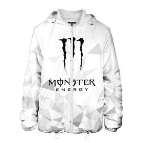 Мужская куртка 3D с принтом MONSTER ENERGY в Новосибирске, ткань верха — 100% полиэстер, подклад — флис | прямой крой, подол и капюшон оформлены резинкой с фиксаторами, два кармана без застежек по бокам, один большой потайной карман на груди. Карман на груди застегивается на липучку | black monster | bmx | claw | cybersport | energy | monster | monster energy | moto | motocross | race | sport | киберспорт | когти | монстер энерджи | монстр | мото | мотокросс | ралли | скейтбординг | спорт | т | энергия