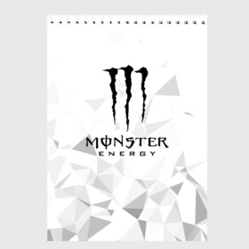 Скетчбук с принтом MONSTER ENERGY в Новосибирске, 100% бумага
 | 48 листов, плотность листов — 100 г/м2, плотность картонной обложки — 250 г/м2. Листы скреплены сверху удобной пружинной спиралью | black monster | bmx | claw | cybersport | energy | monster | monster energy | moto | motocross | race | sport | киберспорт | когти | монстер энерджи | монстр | мото | мотокросс | ралли | скейтбординг | спорт | т | энергия