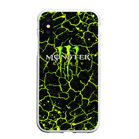 Чехол для iPhone XS Max матовый с принтом MONSTER ENERGY в Новосибирске, Силикон | Область печати: задняя сторона чехла, без боковых панелей | black monster | bmx | claw | cybersport | energy | monster | monster energy | moto | motocross | race | sport | киберспорт | когти | монстер энерджи | монстр | мото | мотокросс | ралли | скейтбординг | спорт | т | энергия