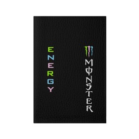 Обложка для паспорта матовая кожа с принтом MONSTER ENERGY (Z) в Новосибирске, натуральная матовая кожа | размер 19,3 х 13,7 см; прозрачные пластиковые крепления | Тематика изображения на принте: black monster | bmx | claw | cybersport | energy | monster | monster energy | moto | motocross | race | sport | киберспорт | когти | монстер энерджи | монстр | мото | мотокросс | ралли | скейтбординг | спорт | энергия