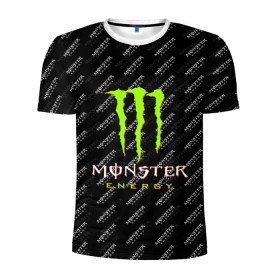 Мужская футболка 3D спортивная с принтом MONSTER ENERGY (Z) в Новосибирске, 100% полиэстер с улучшенными характеристиками | приталенный силуэт, круглая горловина, широкие плечи, сужается к линии бедра | black monster | bmx | claw | cybersport | energy | monster | monster energy | moto | motocross | race | sport | киберспорт | когти | монстер энерджи | монстр | мото | мотокросс | ралли | скейтбординг | спорт | т | энергия