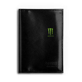 Обложка для автодокументов с принтом MONSTER ENERGY (+спина) (Z) в Новосибирске, натуральная кожа |  размер 19,9*13 см; внутри 4 больших “конверта” для документов и один маленький отдел — туда идеально встанут права | Тематика изображения на принте: black monster | bmx | claw | cybersport | energy | monster | monster energy | moto | motocross | race | sport | киберспорт | когти | монстер энерджи | монстр | мото | мотокросс | ралли | скейтбординг | спорт | т | энергия