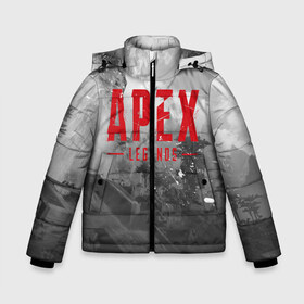 Зимняя куртка для мальчиков 3D с принтом APEX LEGENDS в Новосибирске, ткань верха — 100% полиэстер; подклад — 100% полиэстер, утеплитель — 100% полиэстер | длина ниже бедра, удлиненная спинка, воротник стойка и отстегивающийся капюшон. Есть боковые карманы с листочкой на кнопках, утяжки по низу изделия и внутренний карман на молнии. 

Предусмотрены светоотражающий принт на спинке, радужный светоотражающий элемент на пуллере молнии и на резинке для утяжки | 2020 | 5 сезон | apex legends 5 | art | ea | loba | ps4 | season | апекс | апекс 5 | апекс легенд | лоба | персонаж