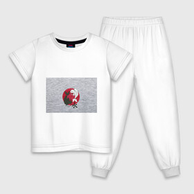 Детская пижама хлопок с принтом Japan style в Новосибирске, 100% хлопок |  брюки и футболка прямого кроя, без карманов, на брюках мягкая резинка на поясе и по низу штанин
 | арт | гармония | животные | инь янь | карп | картинка | красная луна | подарок | рисунок | самурай | цыгун | японский