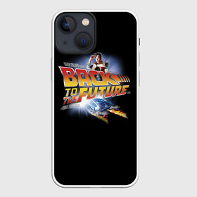 Чехол для iPhone 13 mini с принтом Back to the Future в Новосибирске,  |  | Тематика изображения на принте: back to the future | bttf | марти макфлай