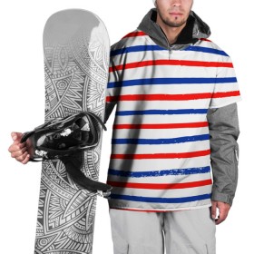 Накидка на куртку 3D с принтом Морская полоска в Новосибирске, 100% полиэстер |  | doodling | textures | tiles | дудлинг | красный | лето | морской | отпуск | полосатый | полоска | синий | тайлы | текстуры | фон | ярко