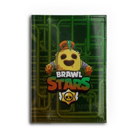 Обложка для автодокументов с принтом Brawl Stars Robot Spike в Новосибирске, натуральная кожа |  размер 19,9*13 см; внутри 4 больших “конверта” для документов и один маленький отдел — туда идеально встанут права | brawl | brawl stars | brawl stars spike robot | spike | spike robot | бравл | бравл кактус | бравл спайк | бравл старс | кактус | робоспайк | спайк | спайк бравл старс