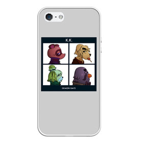 Чехол для iPhone 5/5S матовый с принтом Animal Crossing в Новосибирске, Силикон | Область печати: задняя сторона чехла, без боковых панелей | animal crossing | game | gorillaz | new horizons | nintendo | горилаз | животные | игра | нинтендо
