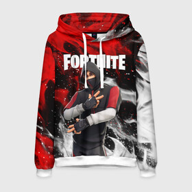 Мужская толстовка 3D с принтом FORTNITE IKONIK в Новосибирске, 100% полиэстер | двухслойный капюшон со шнурком для регулировки, мягкие манжеты на рукавах и по низу толстовки, спереди карман-кенгуру с мягким внутренним слоем. | deadmau5 | fortnite | fortnite 2 | fortnite x маршмелло | ikonik | marshmello | ninja | ninja streamer | raven | travis scott | ворон | иконик | ниндзя | пили | рейвен | трэвис скотт | фортнайт