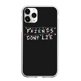 Чехол для iPhone 11 Pro Max матовый с принтом Friends Dont Lie в Новосибирске, Силикон |  | 11 | demogorgon | dont | friends | lie | retro | stranger | things | дастин | дела | демогоргон | друзья | лгут | не | оди | одиннадцать | очень | ретро | стив | странные | хоппер | хоукинс