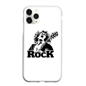 Чехол для iPhone 11 Pro Max матовый с принтом Rock в Новосибирске, Силикон |  | ac dc | rock | арт | рок | рок н ролл | хард рок