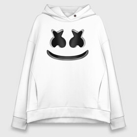 Женское худи Oversize хлопок с принтом FORTNITE x MARSHMELLO 3D в Новосибирске, френч-терри — 70% хлопок, 30% полиэстер. Мягкий теплый начес внутри —100% хлопок | боковые карманы, эластичные манжеты и нижняя кромка, капюшон на магнитной кнопке | deadmau5 | fortnite | fortnite 2 | fortnite x маршмелло | ikonik | marshmello | ninja | ninja streamer | raven | travis scott | ворон | иконик | ниндзя | пили | рейвен | трэвис скотт | фортнайт