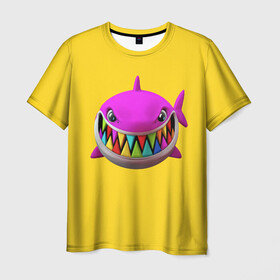 Мужская футболка 3D с принтом 6IX9INE (+ спина) в Новосибирске, 100% полиэфир | прямой крой, круглый вырез горловины, длина до линии бедер | 6 | 6ix9ine | 9 | america | gang | gangsta | gooba | keke | koko | music | rap | shark | tekashi | usa | акула | америка | музыка | реп | рэп | текаши