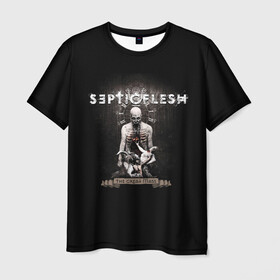 Мужская футболка 3D с принтом Septicflesh в Новосибирске, 100% полиэфир | прямой крой, круглый вырез горловины, длина до линии бедер | septicflesh | арт | дэт дум метал | дэт метал | музыка | рок | симфоник метал