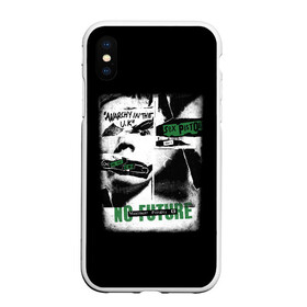 Чехол для iPhone XS Max матовый с принтом Sex Pistols в Новосибирске, Силикон | Область печати: задняя сторона чехла, без боковых панелей | арт | музыка | панк рок | рок