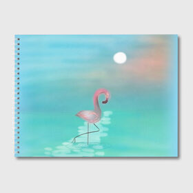 Альбом для рисования с принтом Фламинго в Новосибирске, 100% бумага
 | матовая бумага, плотность 200 мг. | Тематика изображения на принте: арт | гора | графика | дельфин | животные | за | закат | картинка | кит | мной | море | небо | облака | пальма | пара | песок | пляж | побережье | радуга | рисунок | следуй | солнце | сюрреализм | фламинго