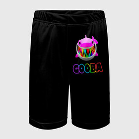 Детские спортивные шорты 3D с принтом GOOBA - 6ix9ine в Новосибирске,  100% полиэстер
 | пояс оформлен широкой мягкой резинкой, ткань тянется
 | Тематика изображения на принте: 6ix9ine | 6ix9ine art | 6ix9ine king up | 6ix9ine арт | gooba | gooba 6ix9ine | shark | tekashi | tekashi 6ix9ine | акула | репер 6ix9ine | репер такеши | такеши