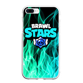 Чехол для iPhone 7Plus/8 Plus матовый с принтом BRAWL STARS в Новосибирске, Силикон | Область печати: задняя сторона чехла, без боковых панелей | Тематика изображения на принте: 8 bit | barley | brawl stars | brock | bull | colt | crow | dynamike | fire | frank | jessie | leon | nita | барли | бравл старс | брок | булл | ворон | джесси | динамайк | кольт | леон | огонь | фрэнк