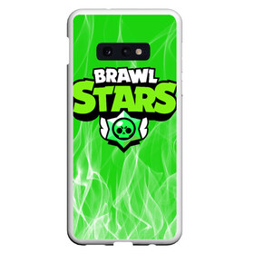 Чехол для Samsung S10E с принтом BRAWL STARS в Новосибирске, Силикон | Область печати: задняя сторона чехла, без боковых панелей | 8 bit | barley | brawl stars | brock | bull | colt | crow | dynamike | fire | frank | jessie | leon | nita | барли | бравл старс | брок | булл | ворон | джесси | динамайк | кольт | леон | огонь | фрэнк