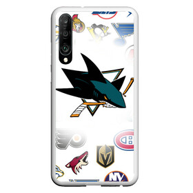 Чехол для Honor P30 с принтом San Jose Sharks (Z) в Новосибирске, Силикон | Область печати: задняя сторона чехла, без боковых панелей | Тематика изображения на принте: anaheim ducks | arizona coyotes | boston bruins | buffalo sabres | calgary flames | canadiens de montreal | carolina hurricanes | chicago blackhawks | colorado avalanche | columbus blue jackets | dallas stars | detroit red wings | edmonton oil | hockey | 