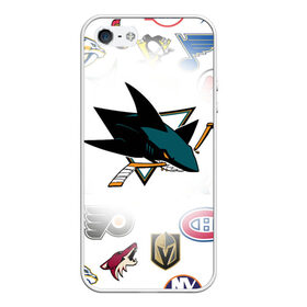 Чехол для iPhone 5/5S матовый с принтом San Jose Sharks (Z) в Новосибирске, Силикон | Область печати: задняя сторона чехла, без боковых панелей | anaheim ducks | arizona coyotes | boston bruins | buffalo sabres | calgary flames | canadiens de montreal | carolina hurricanes | chicago blackhawks | colorado avalanche | columbus blue jackets | dallas stars | detroit red wings | edmonton oil | hockey | 