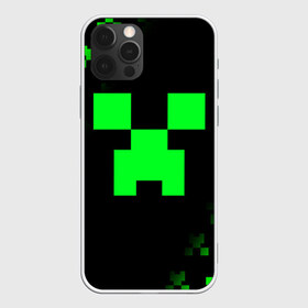 Чехол для iPhone 12 Pro Max с принтом MINECRAFT CREEPER в Новосибирске, Силикон |  | block | creeper | cube | minecraft | pixel | блок | геометрия | крафт | крипер | кубики | майнкрафт | пиксели