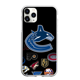 Чехол для iPhone 11 Pro матовый с принтом NHL Vancouver Canucks (Z) в Новосибирске, Силикон |  | anaheim ducks | arizona coyotes | boston bruins | buffalo sabres | canadiens de montreal | carolina hurricanes | chicago blackhawks | colorado | hockey | nhl | vancouver canucks | нхл | паттерн | спорт | хоккей
