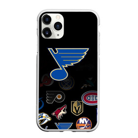 Чехол для iPhone 11 Pro матовый с принтом NHL St Louis Blues (Z) в Новосибирске, Силикон |  | anaheim ducks | arizona coyotes | boston bruins | buffalo sabres | canadiens de montreal | carolina hurricanes | chicago blackhawks | colorado | hockey | nhl | st. louis blues | нхл | паттерн | спорт | хоккей