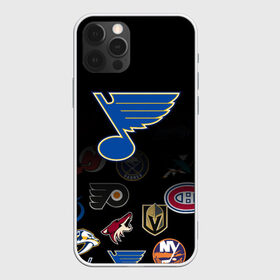 Чехол для iPhone 12 Pro Max с принтом NHL St Louis Blues (Z) в Новосибирске, Силикон |  | Тематика изображения на принте: anaheim ducks | arizona coyotes | boston bruins | buffalo sabres | canadiens de montreal | carolina hurricanes | chicago blackhawks | colorado | hockey | nhl | st. louis blues | нхл | паттерн | спорт | хоккей