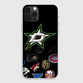 Чехол для iPhone 12 Pro Max с принтом NHL Dallas Stars (Z) в Новосибирске, Силикон |  | Тематика изображения на принте: anaheim ducks | arizona coyotes | boston bruins | buffalo sabres | calgary flames | carolina hurricanes | chicago blackhawks | colorado | dallas stars | hockey | nhl | нхл | паттерн | спорт | хоккей