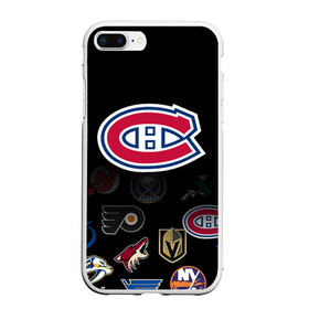 Чехол для iPhone 7Plus/8 Plus матовый с принтом NHL Canadiens de Montr?al (Z) в Новосибирске, Силикон | Область печати: задняя сторона чехла, без боковых панелей | anaheim ducks | arizona coyotes | boston bruins | buffalo sabres | calgary flames | canadiens de montreal | carolina hurricanes | chicago blackhawks | colorado | hockey | nhl | нхл | паттерн | спорт | хоккей