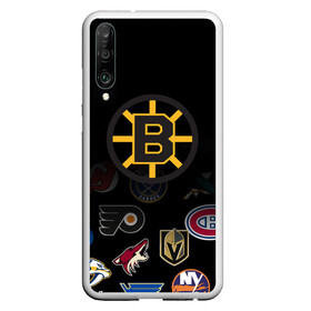 Чехол для Honor P30 с принтом NHL Boston Bruins (Z) в Новосибирске, Силикон | Область печати: задняя сторона чехла, без боковых панелей | anaheim ducks | arizona coyotes | boston bruins | buffalo sabres | calgary flames | canadiens de montreal | carolina hurricanes | chicago blackhawks | colorado | hockey | nhl | нхл | паттерн | спорт | хоккей