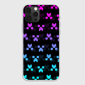 Чехол для iPhone 12 Pro Max с принтом MINECRAFT CREEPER NEON в Новосибирске, Силикон |  | block | creeper | cube | minecraft | neon | pixel | блок | геометрия | крафт | крипер | кубики | майнкрафт | неон | пиксели